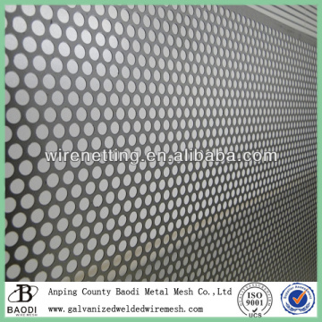 exterior decorative perforated metal panel