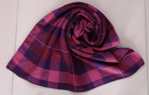 Custom Plaid Cashmere Scarf