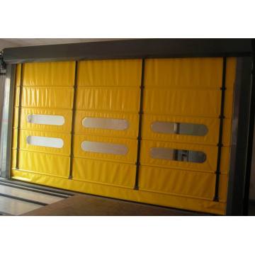 Puerta de enrollado rápido de PVC automática