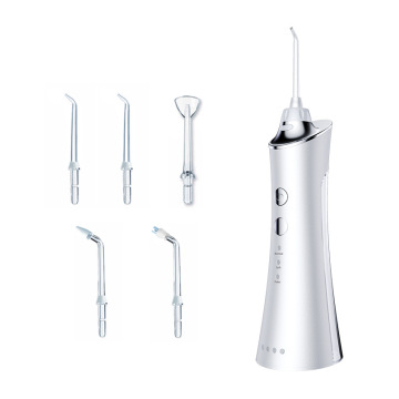 USB Rechargeable Water Jet Floss Toothpick - 5 Jet Tips, 150ml, Portable Dental Flosser