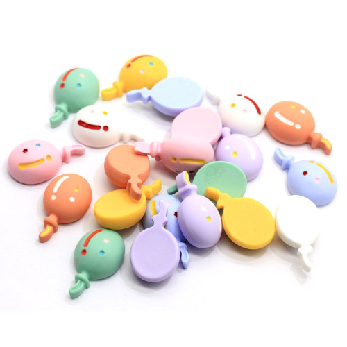 Kawaii 15 * 26mm dessin animé ballon flatback résine Cabochons Scrapbooking embellissement artisanat bricolage pince à cheveux épingle à cheveux bricolage artisanat