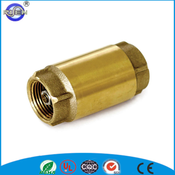 hydraulic brass vertical spring loaded check valve