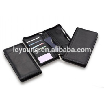 Leather Zip Cover for Passport PU Passport Case