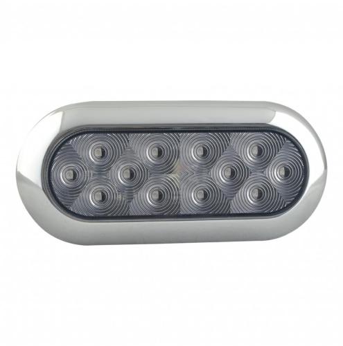 6 inci Oval Trailer DOT / SAE belakang Reverse LED Light