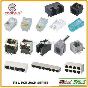 Top level RJ11 RJ45 Connector & PCB Jack &Modular Jack