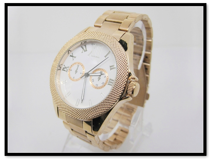 Fashion New Style Unique Gold Plated Custom Face Stainless Steel Band Watches Men's Custom Watchwatch, Japan Movement Watches