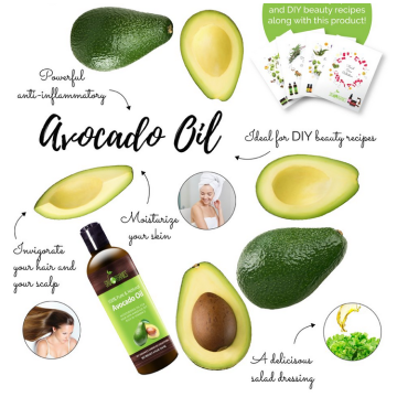 Factory supply pure avocado oil For Skin Care