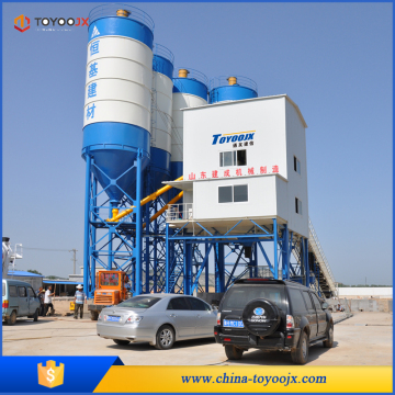 Compact stationary mobile Concrete mixing plants