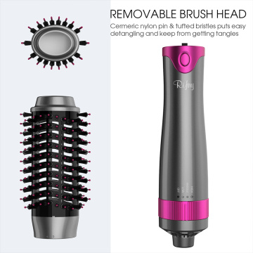 Pengering rambut Rifny rotating air brush titanium