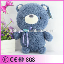 economic and meaningful plush soft blue color teddy bear
