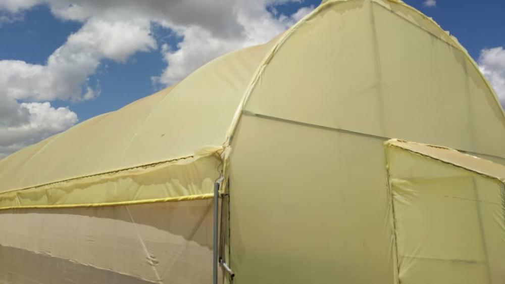 Желтая теплица Yellow Greenhouse Application