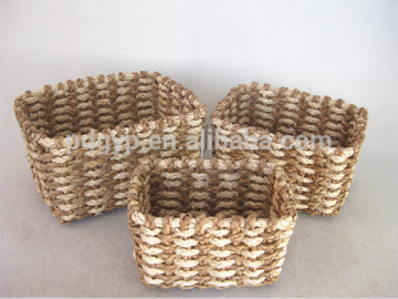 Unique Straw Storage Basket for Clear up