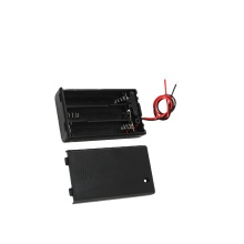 Black Waterproof Battery Holder Kit: 3 x AAA Batteries with DIY Case