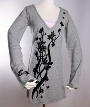 Womens pure cashmere sweater jacquard pullover cashmere dress SWT-L1625