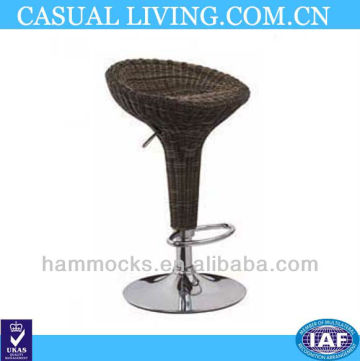metal rattan bar stool