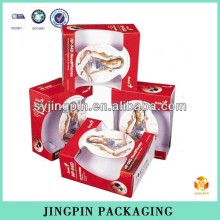 ivory board color box with PVC window