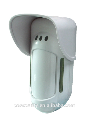 Outdoor pir microwave detector, wired alarm, seucrity alarm