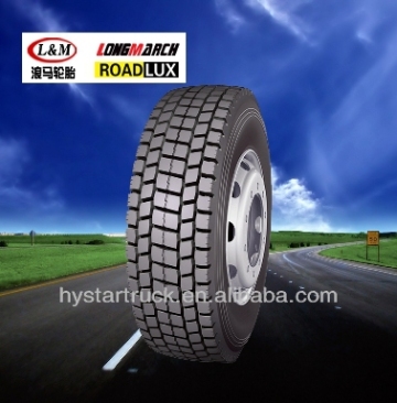 LONGMARCH YRE LM326 PATTERN HIGH QUALITY TRUCK TYRE OF DRIVE POSITION ON HIGHWAY