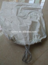 White drawstring trash garbage bags