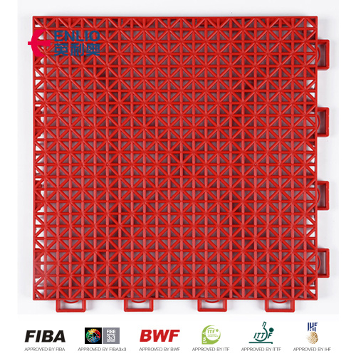 Materiale eco -adatto in polipropilene intrecciato a pavimento in campo da basket all&#39;aperto