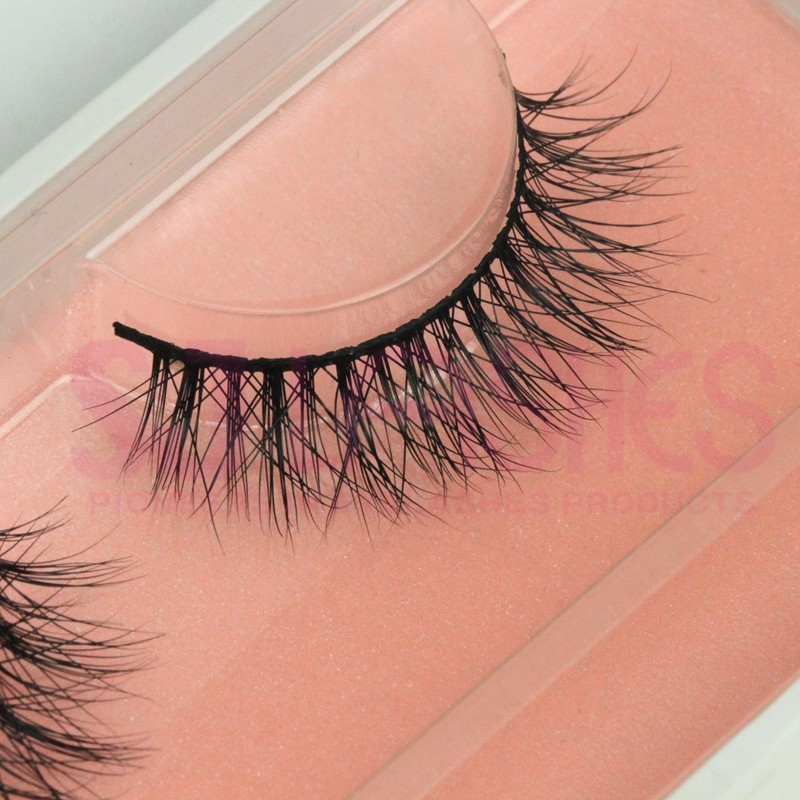 Personalized Label Real Mink Hairs Lash Strips From Lash Manufacturer