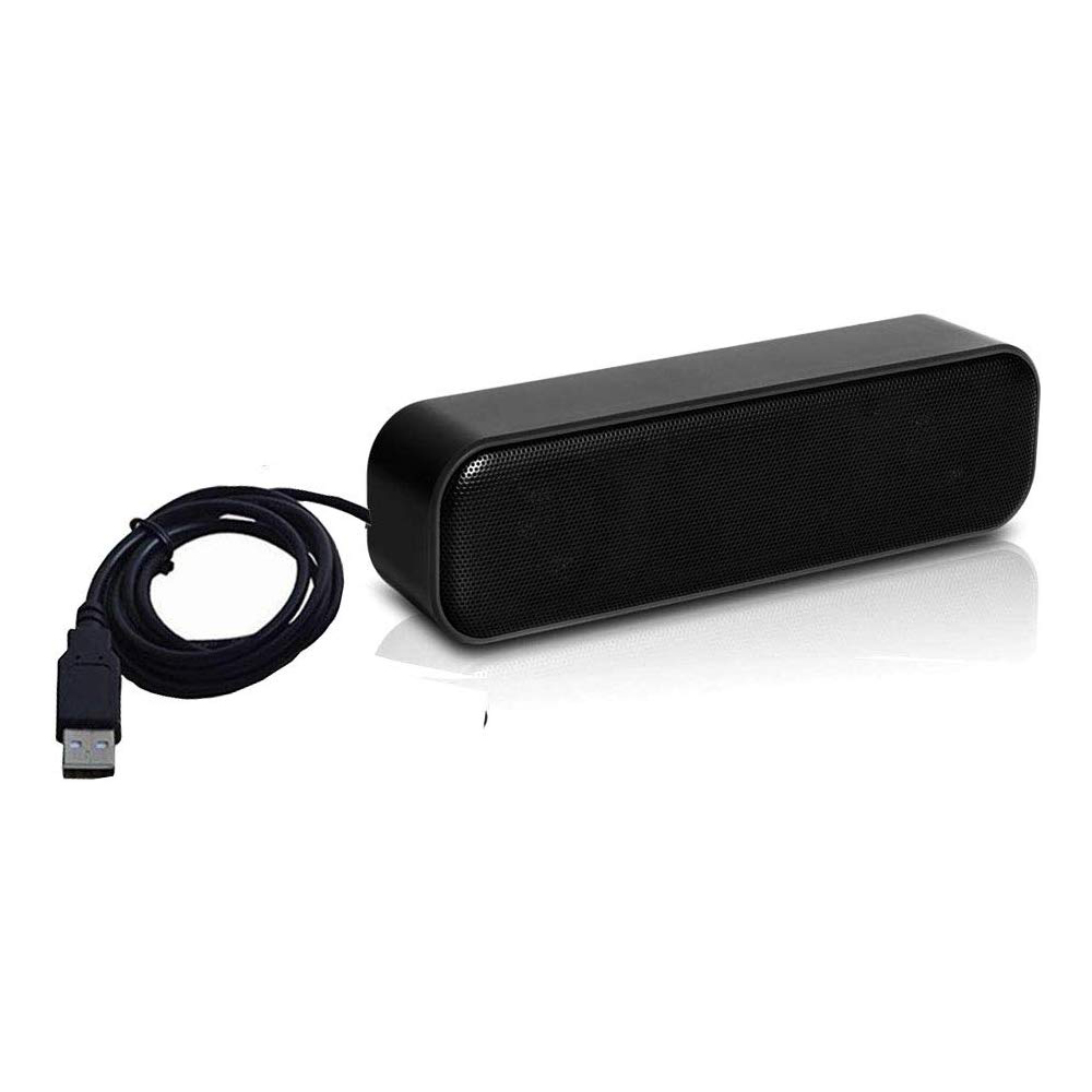 ລໍາໂພງ Portable Stereo Soundbar Speakers ສໍາລັບ PC