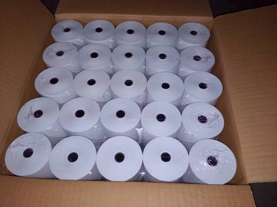 Thermal Receipt Paper Roll 80X80mm 50 Rolls Per Carton Box