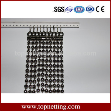 6mm 12mm Chrome Plated Gun Metal Ball Chain Curtain