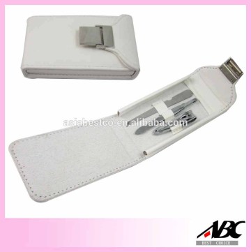 Popular White Color Pouch Professional Nail Care Kit