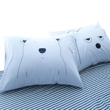 Cotton Percale Printed Bed Pillowcases