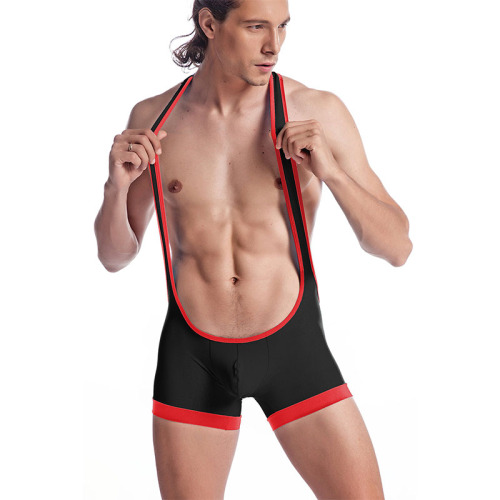 Erkekler Mankini Bodysuit Jockstrap