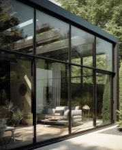 Exposed Frame Curtain Wall for Modern Architectural Design