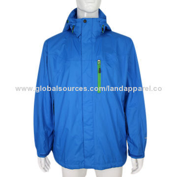 Men's trekking jacket with taffeta lining
