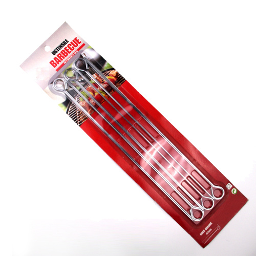 Ensemble de brochettes de barbecue 12pcs pour restaurant de gril à gaz