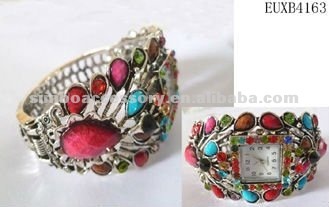 fashional metal jewelry wrist watch bracelet bangle