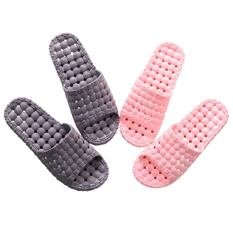 Healthy Footwear PVC Massage Slippers House Shower Anti-Skid Fast Drying Women Men Slippers