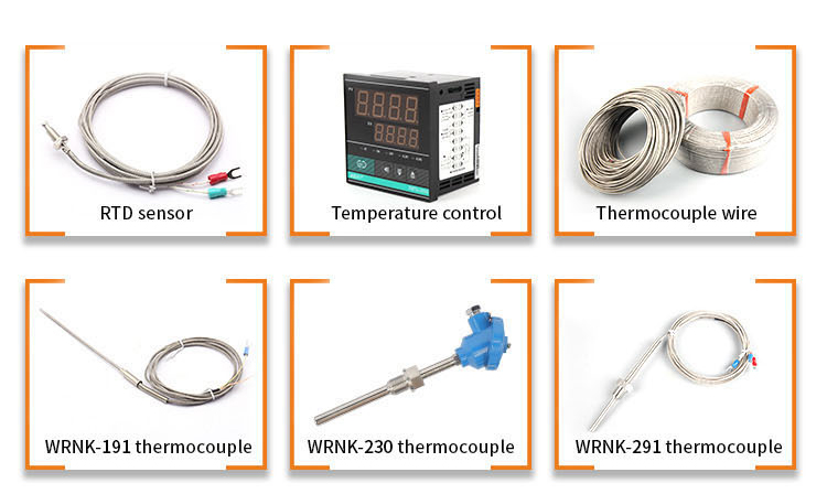 high temperature Shield Silicone PVC Coated Insulation k/j/t type thermocouple wire