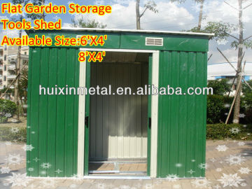 6' x 4' Double Door Pent Metal Tools Shed