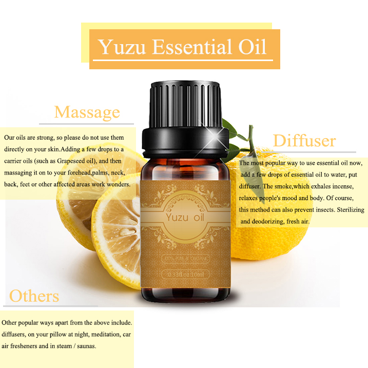 Bulk Organic Japanese Yuzu Essential Oil for Perfumed