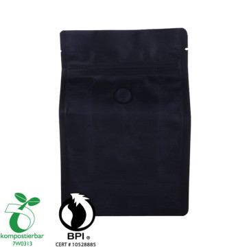 Sac de compost certifié Round inférieur ziplock refermable