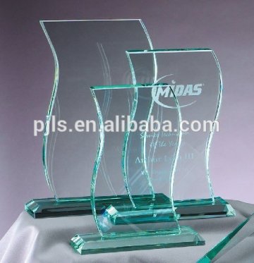 S Jade Glass Plaque for Business Gifts Glass Medals trophy