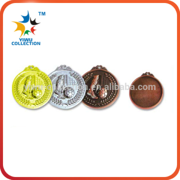 Wholesale Gold Silver Bronze Football Sport Blank Medals