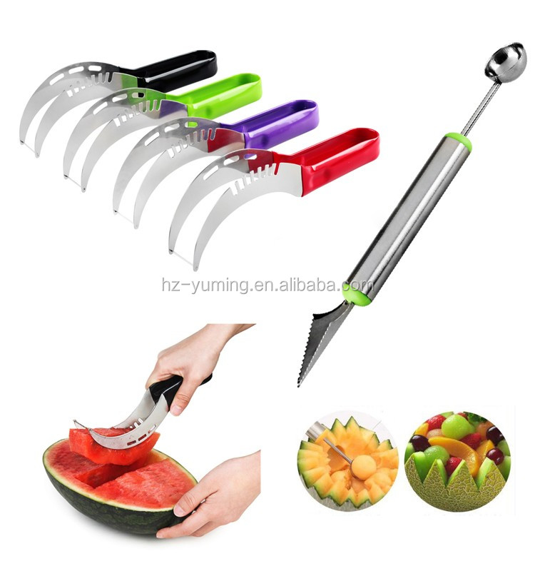 Amazon Hot selling Stainless Steel Watermelon slicer Corer cutter