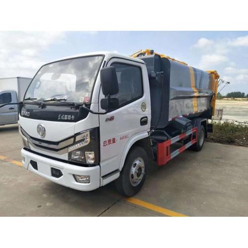 Dongfeng 4ton แขวนถังขยะถังขยะ