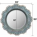 Decorative Round Metal Lace Wall Mirror