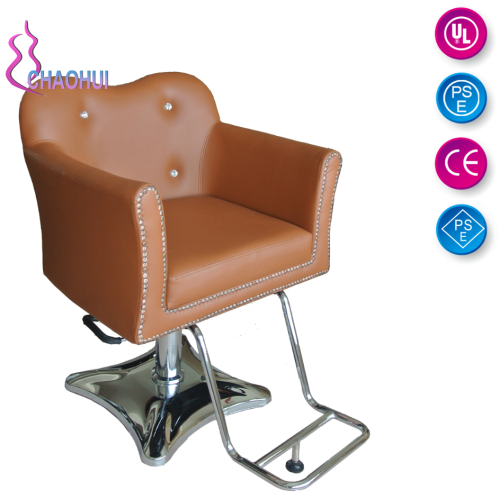 Kursi tukang cukur hidrolik dengan kulit PVC
