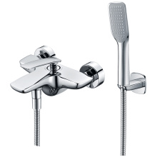wall mount tub filler Copper Wall Mount Tub Filler With Hand Shower Factory