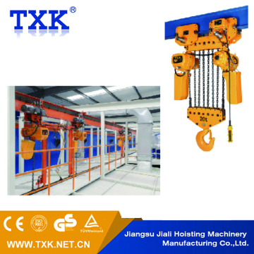 Wire rope 5ton lifting gantry crane electric hoist rails for sale