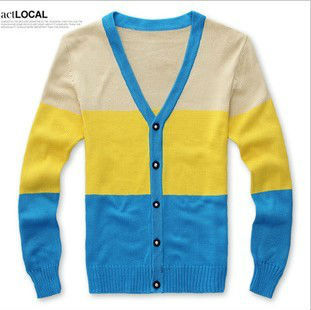 Cardigan men sweater ,men knitted sweater