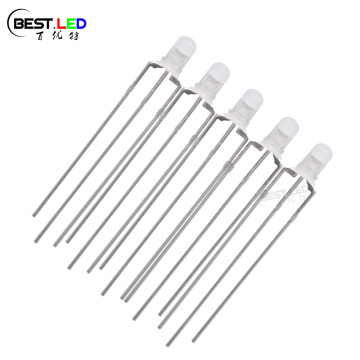 Bi-color LED 3mm Red Green LED Common Anode